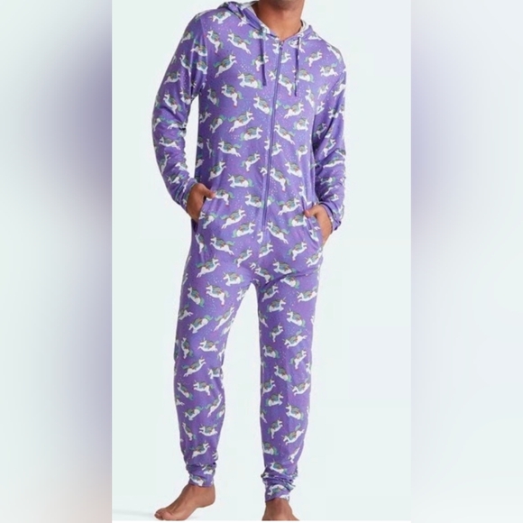 MeUndies Other - New Meundies  purple unicorn onesie unisex size L- XL